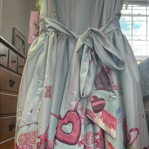 Lolita collective, Tea Party Rabbit Jumper skirt, small - Picture 6 of 10